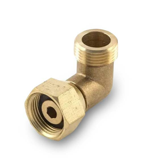 LPG W20 Female Nut x W20 Male Thread Elbow Connector